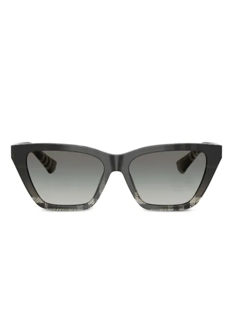 Burberry check-pattern cat-eye sunglasses