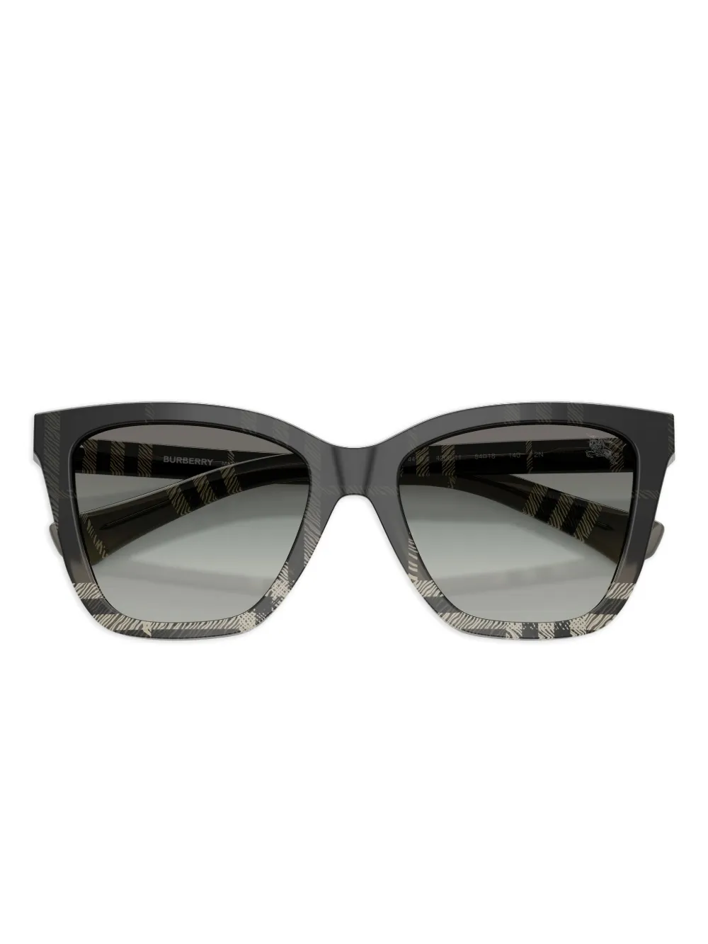 Burberry Eyewear Geruite zonnebril met cat-eye montuur Grijs