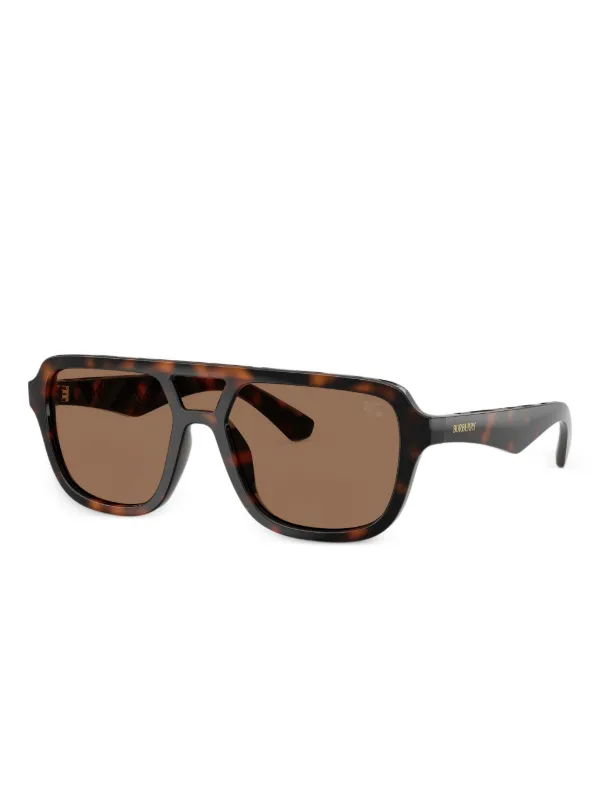 Burberry Tortoiseshell Frame Sunglasses Burberry BE4451U L (54 - 21) with Grey lenses and Tortoise  main image 3