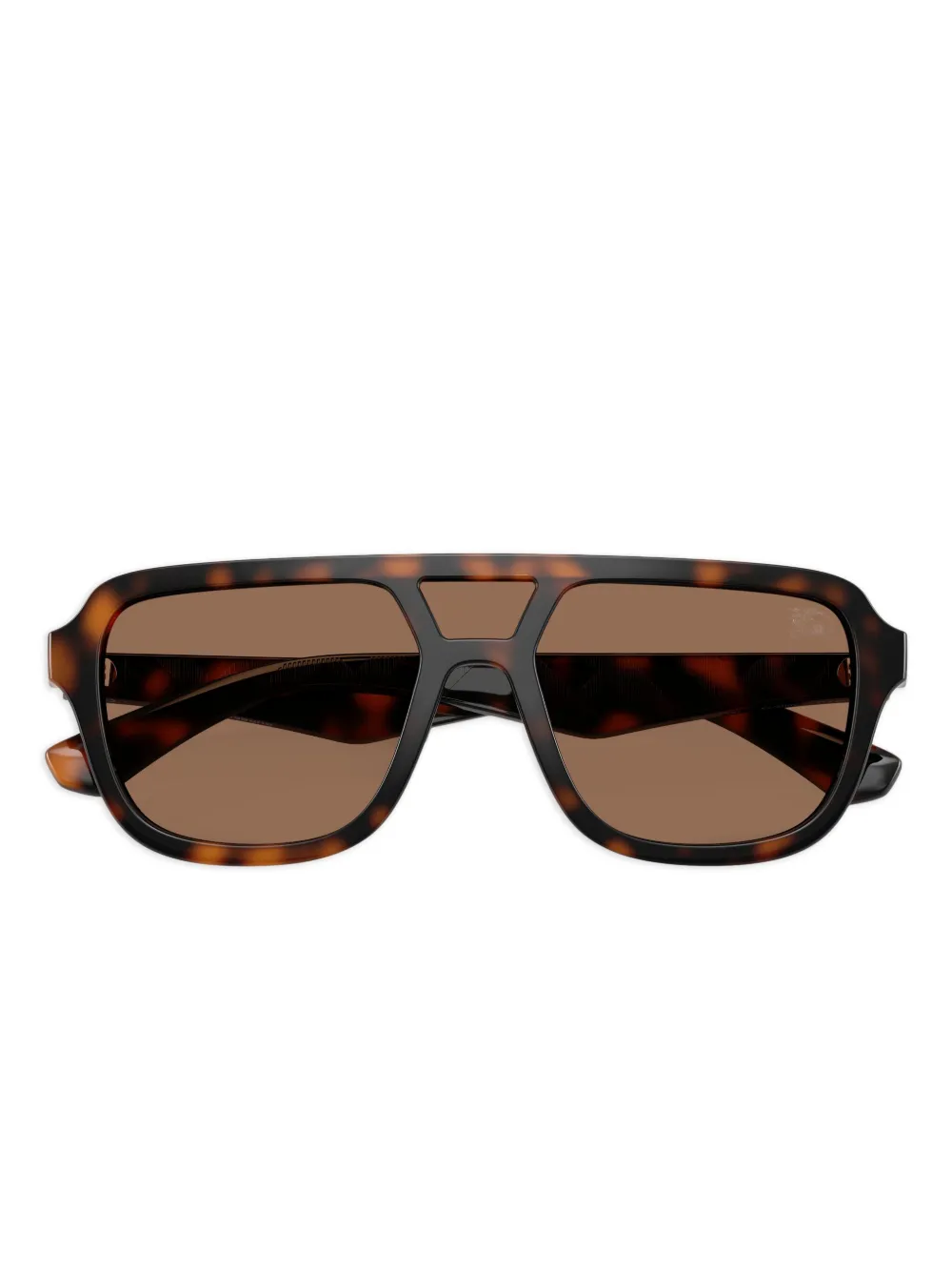Burberry Eyewear Zonnebril met piloten montuur Bruin
