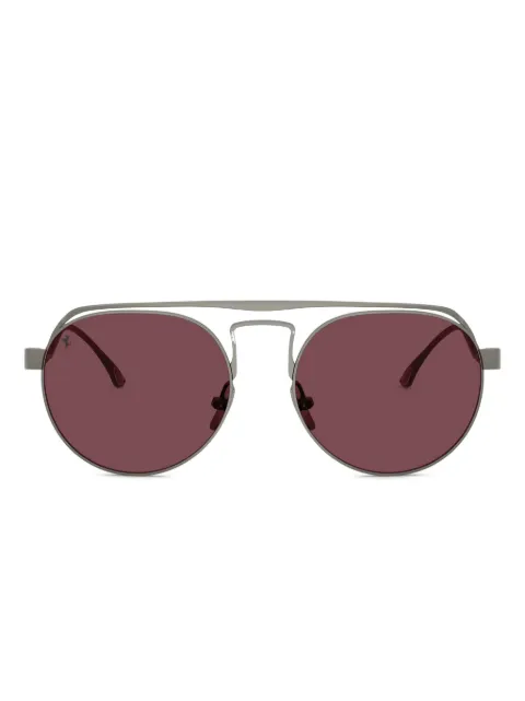 Ferrari round-frame double-bridge sunglasses