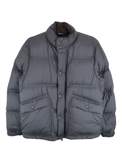 Moncler Sernur quilted stud-fastening jacket