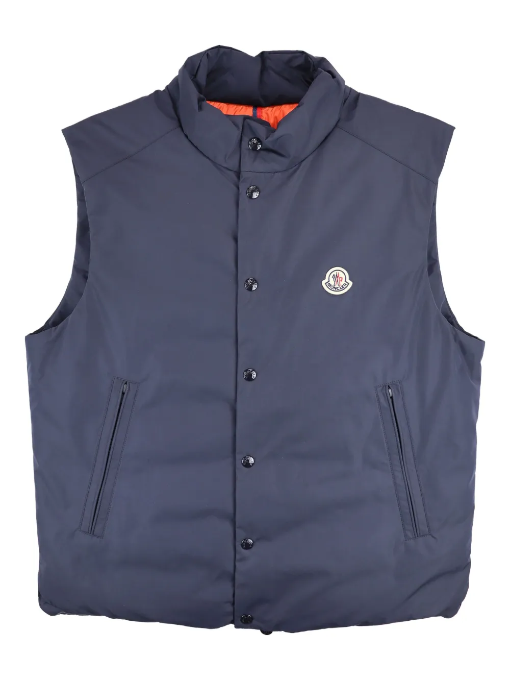 Moncler Pilat quilted stud-fastening gilet - ブルー Moncler Pilat quilted stud-fastening gilet - ブルー
