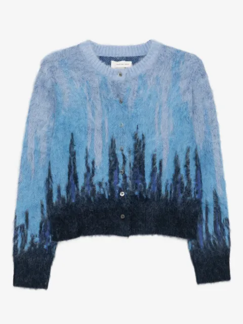 Feng Chen Wang Cardigan con effetto sfumato