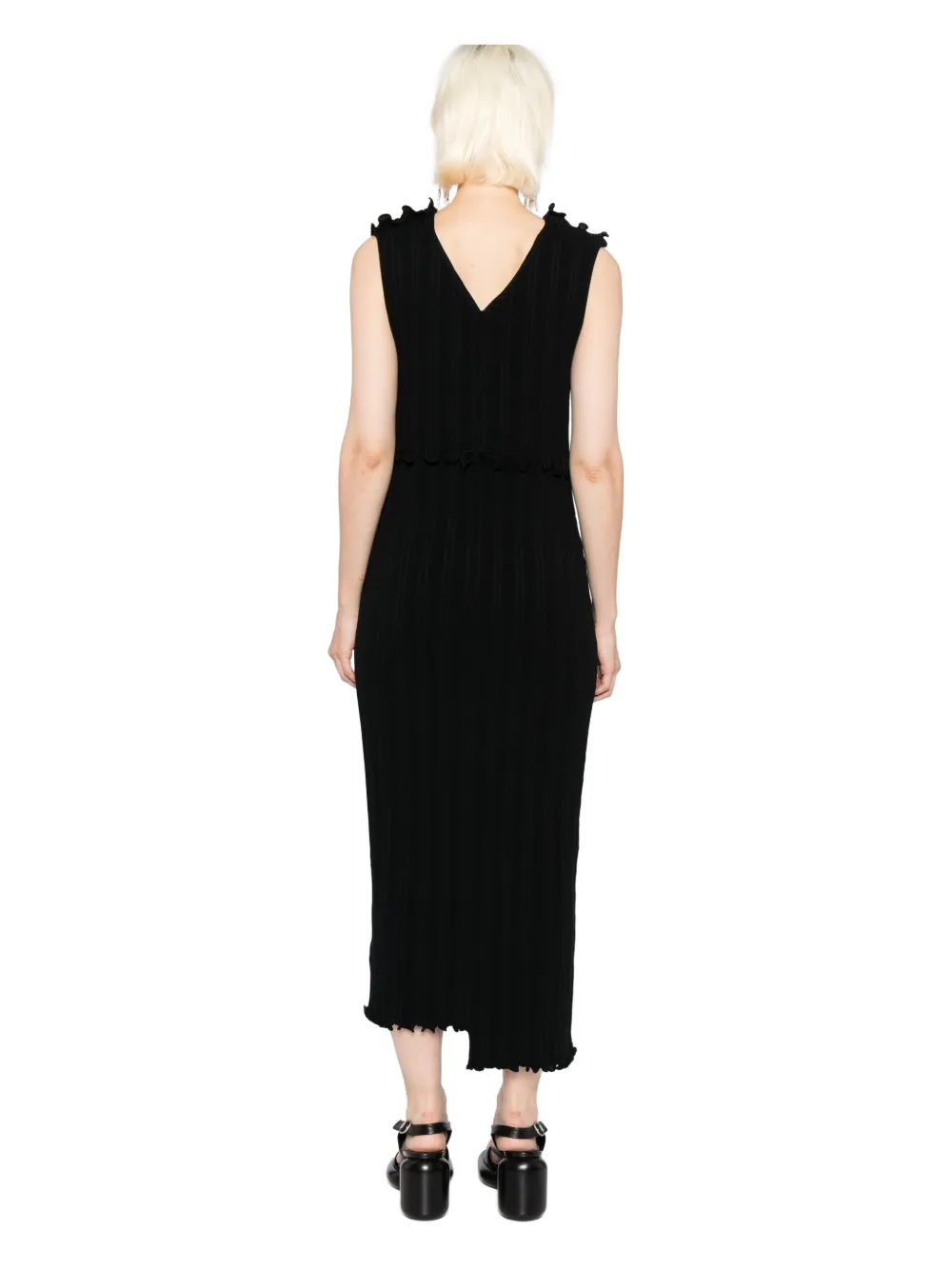 Jil Sander Cotton Dress In Black