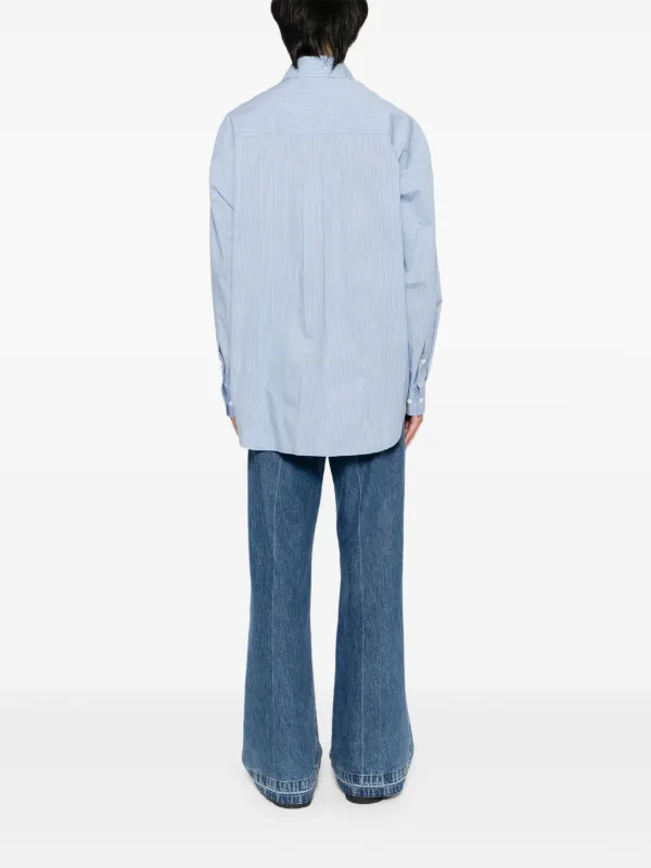 Feng Chen Wang 패치워크 셔츠 | 블루 | FARFETCH KR