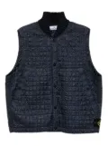 Stone Island logo-patch gilet - Blue
