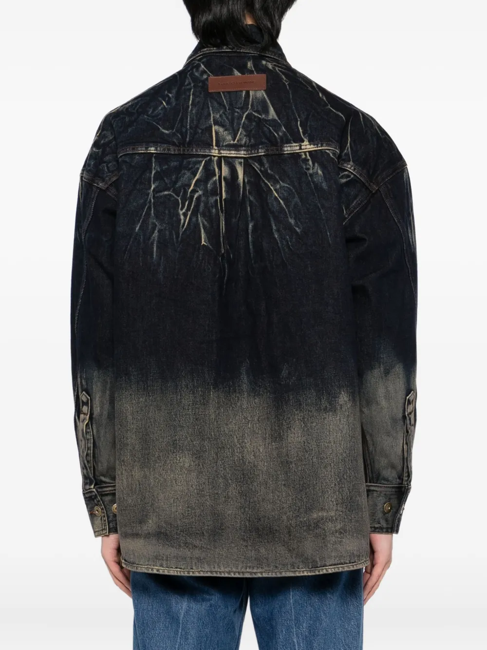 feng chen wang パネルデニムジャケット Feng Chen Wang フェン・チェン・ワン デニムジャケット メンズ