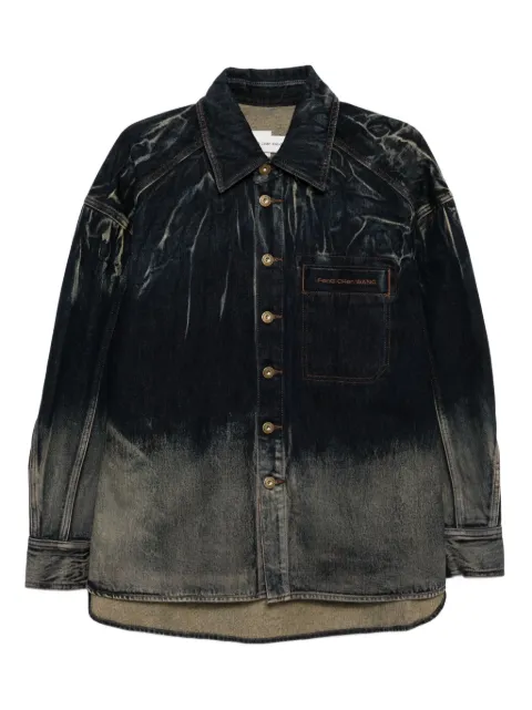 Feng Chen Wang gradient denim jacket