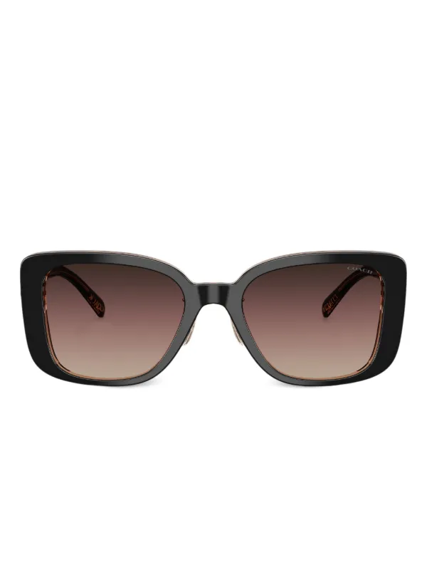 Coach oversized-frame Sunglasses | Black | FARFETCH display picture 1