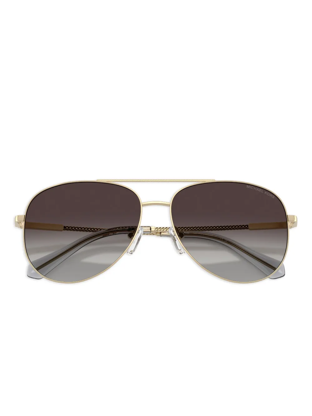 Michael Kors metal-frame Sunglasses | Gold | FARFETCH display picture 1
