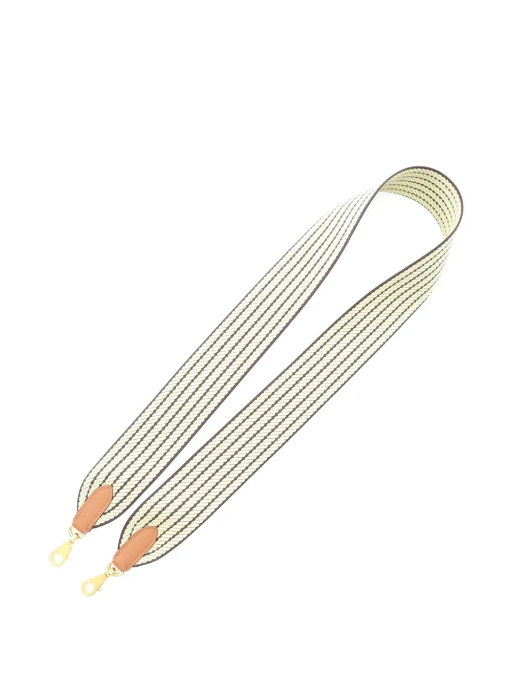 Pre-owned Hermes 2024 Bandouliere Shoulder Strap In Yellow