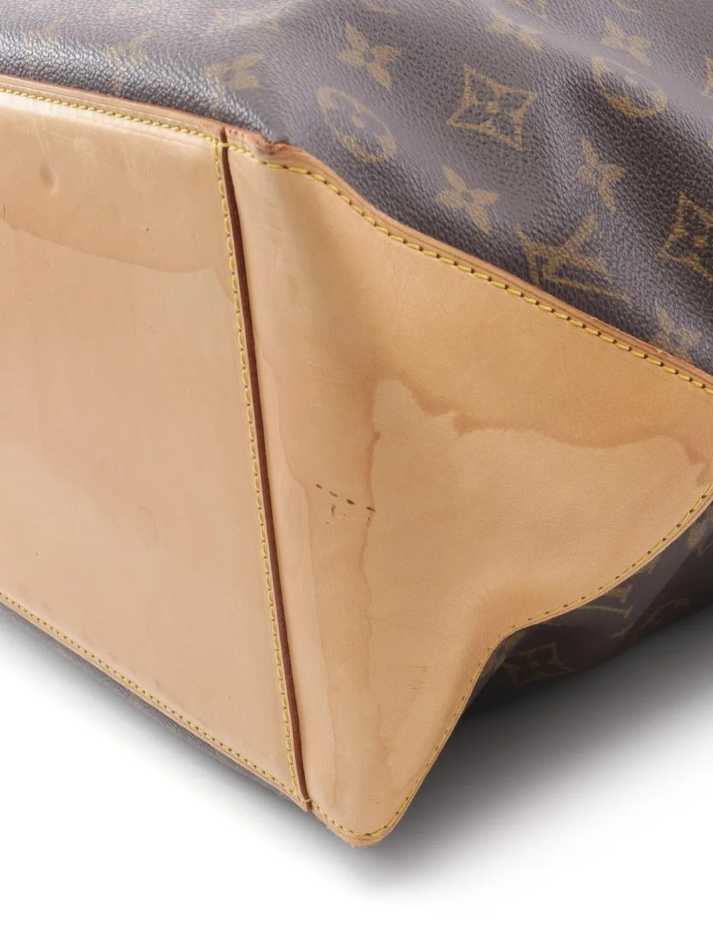 Pre-owned Louis Vuitton 2000s Cabas Alto Monogram Tote Bag In Brown