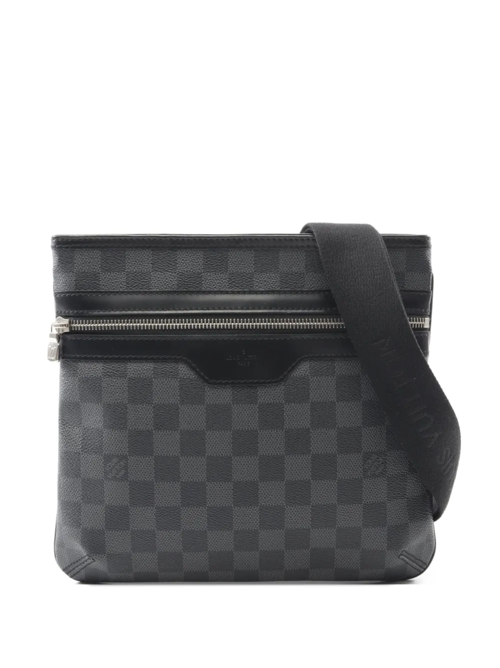 Pre-owned Louis Vuitton 2010 Thomas Messenger Bag In Black