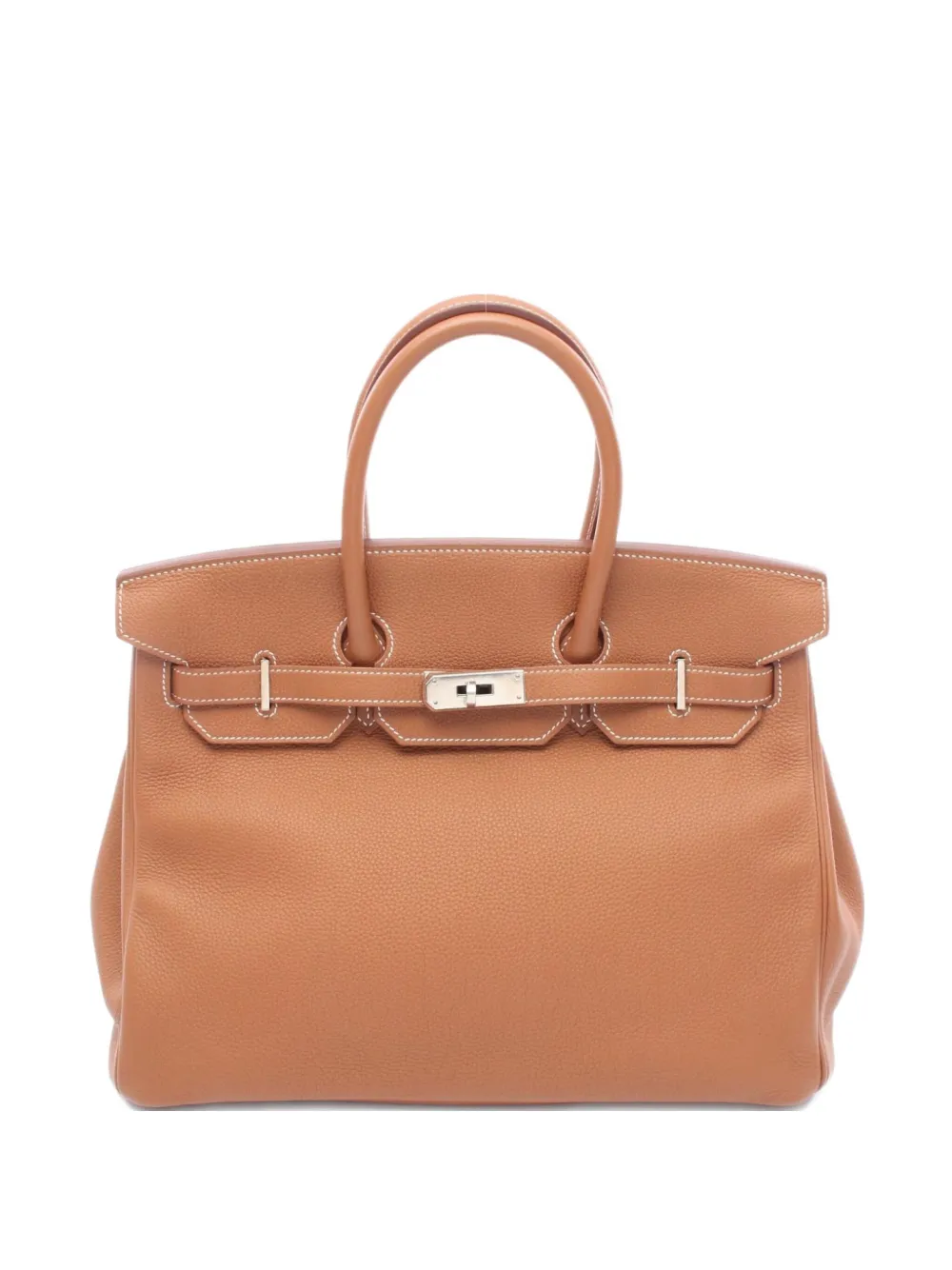 Hermès Pre-Owned 2017 Birkin 35 handbag | Brown | Image 1