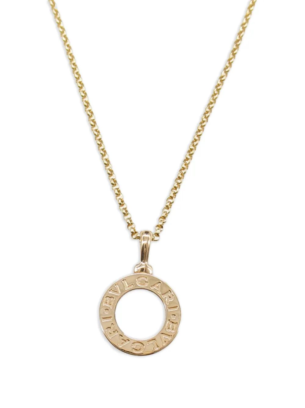 Bvlgari Pre-Owned 2010s 18K rose gold mother-of-pearl necklace | Women | Image 2