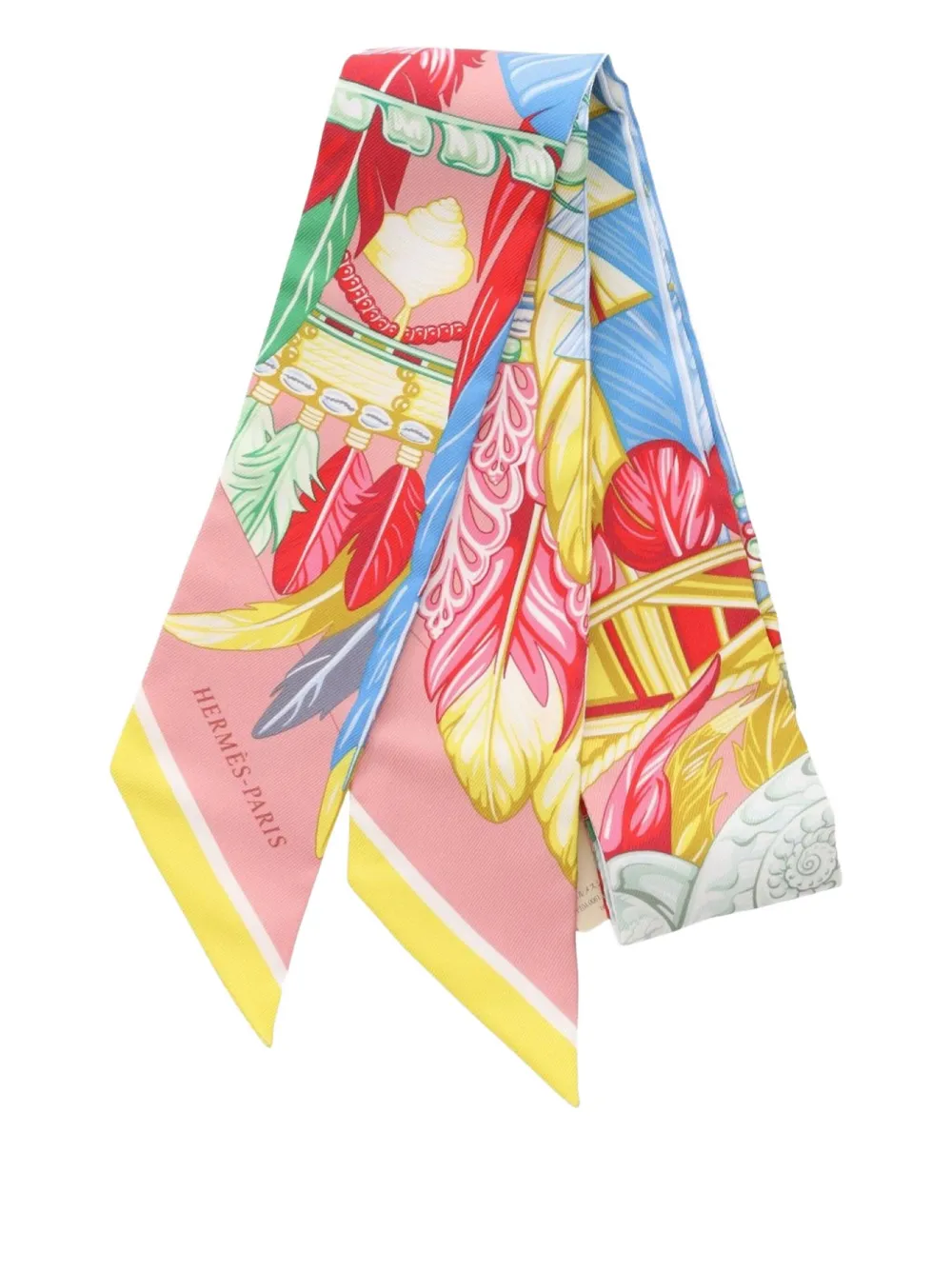 Hermès Pre-Owned 20s Danse Pacifique scarf - Rosa