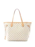 Louis Vuitton Pre-Owned 2009 Neverfull MM Damier Azur canvas tote bag - Neutrals