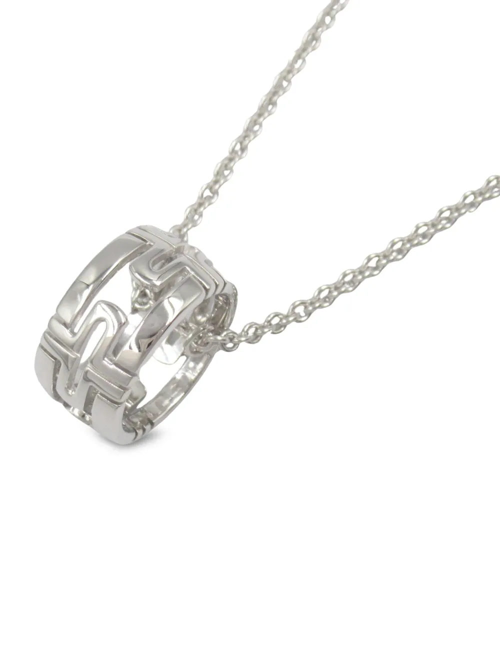 Bvlgari Pre-Owned 2010s 18K white gold Parentesi necklace | Women | Image 2