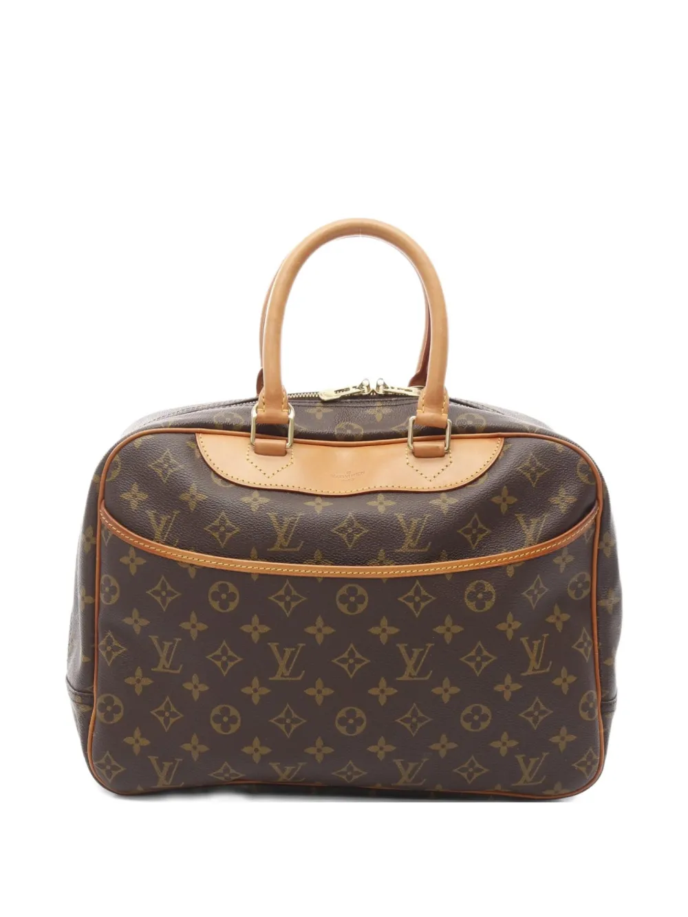 Pre-owned Louis Vuitton 1995 Deauville Handbag In Brown