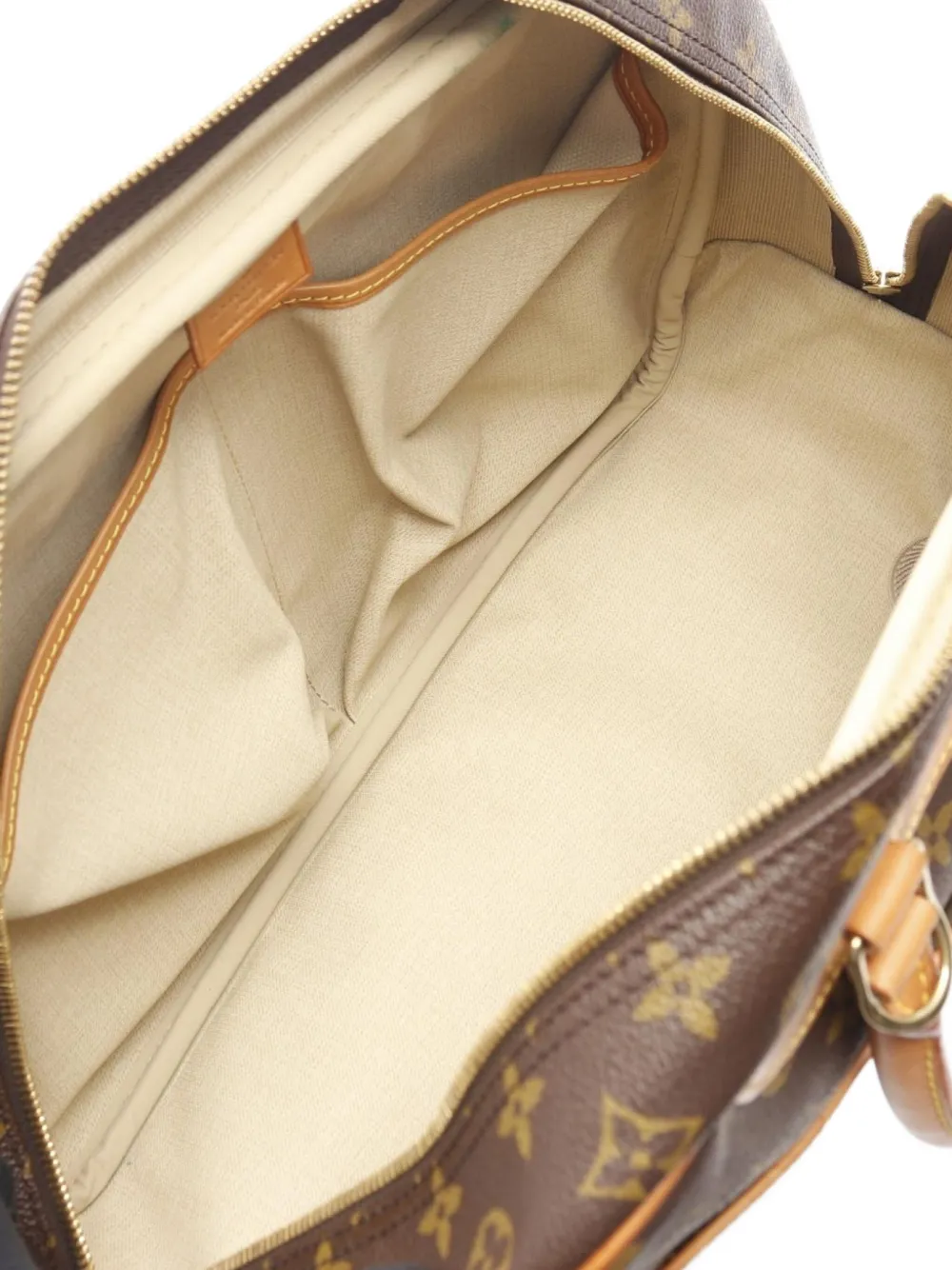 Pre-owned Louis Vuitton 1995 Deauville Handbag In Brown