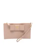 Prada Pre-Owned 2010s Saffiano leather pouch - Neutrals