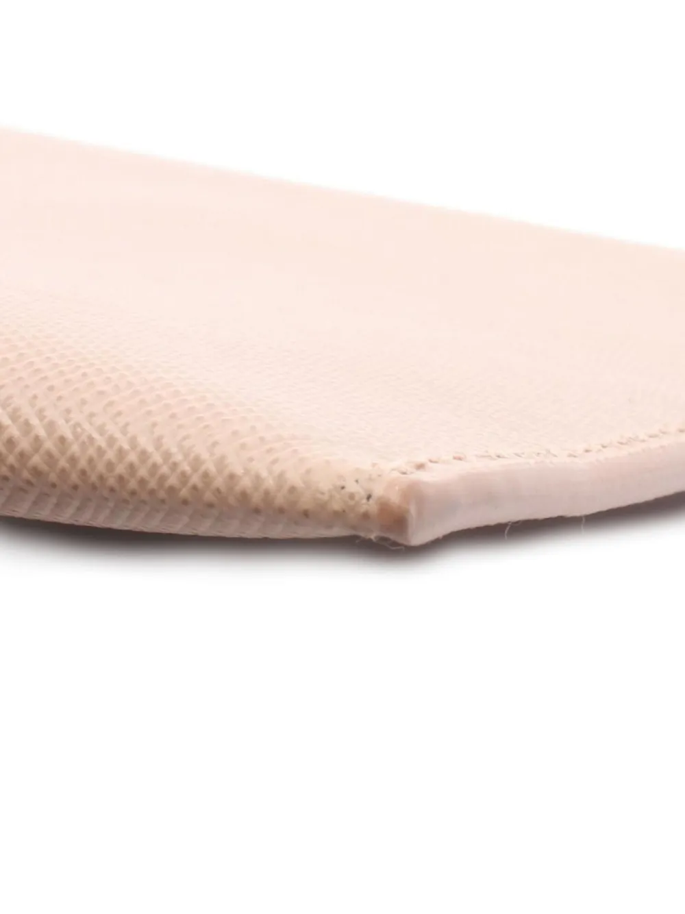 Pre-owned Prada 2010s Saffiano Leather Pouch In Neutral