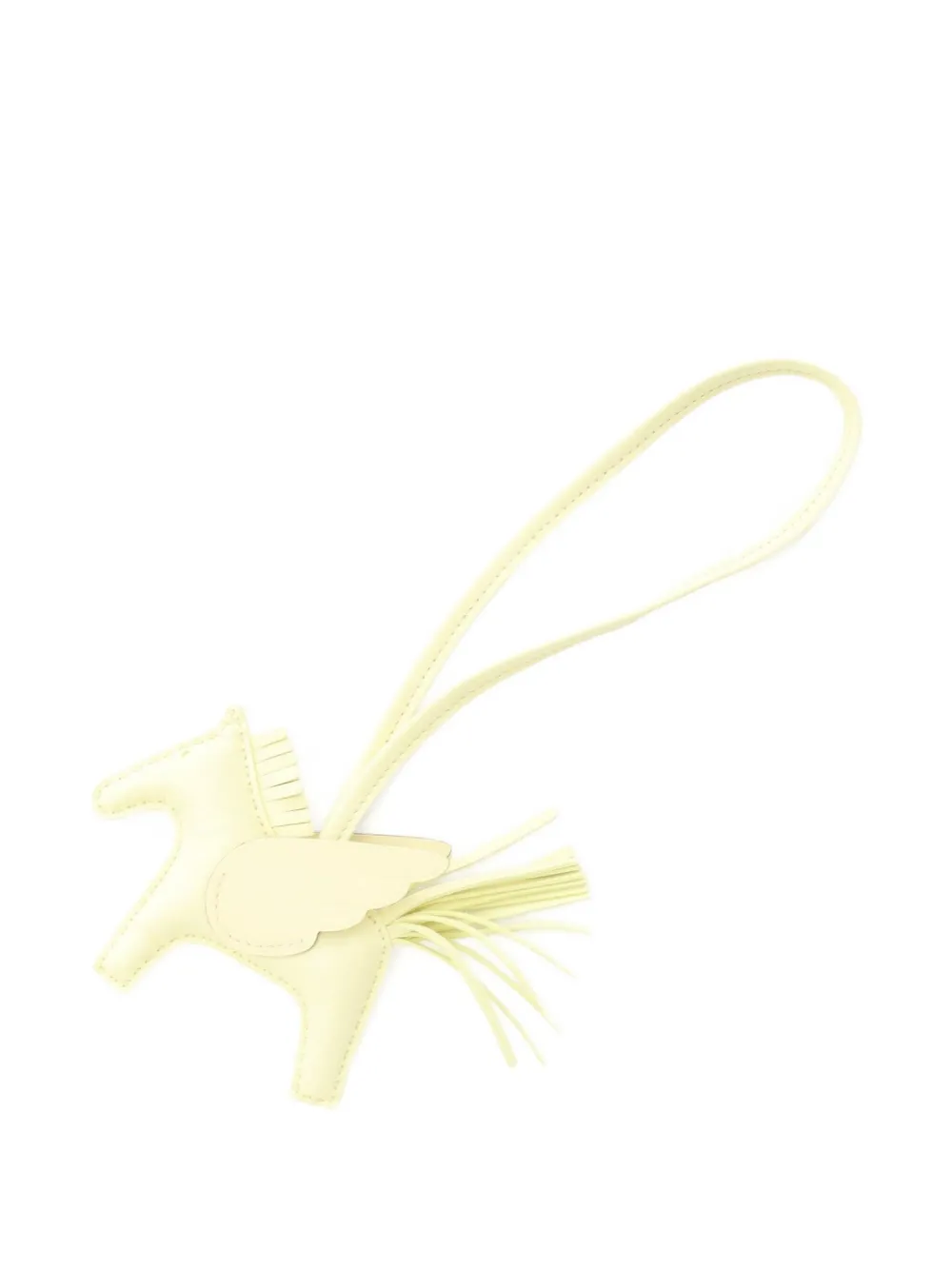 Hermès Pre-Owned 2023 Pegasus leather charm - イエロー Hermès Pre-Owned 2023 Pegasus leather charm - イエロー