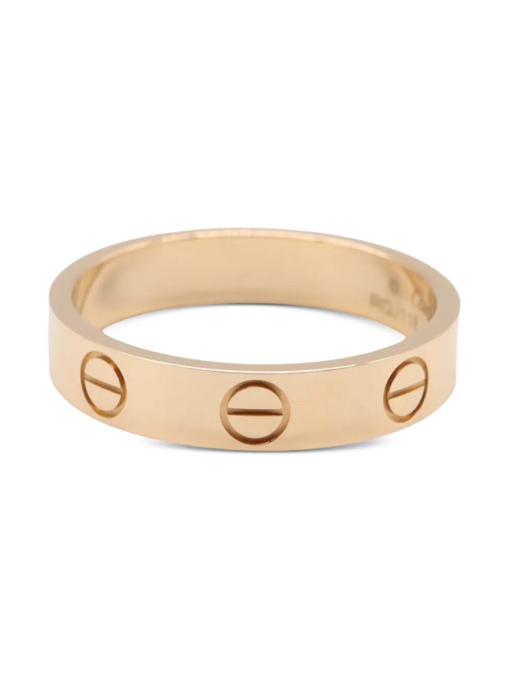 Cartier 2010s 18K rose gold Mini Love ring | Pink | Image 1