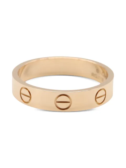 Cartier 2010s 18K rose gold Mini Love ring