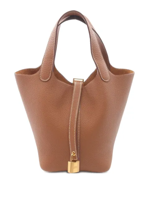 Hermès Pre-Owned tote Picotan Lock PM Clemence 2022
