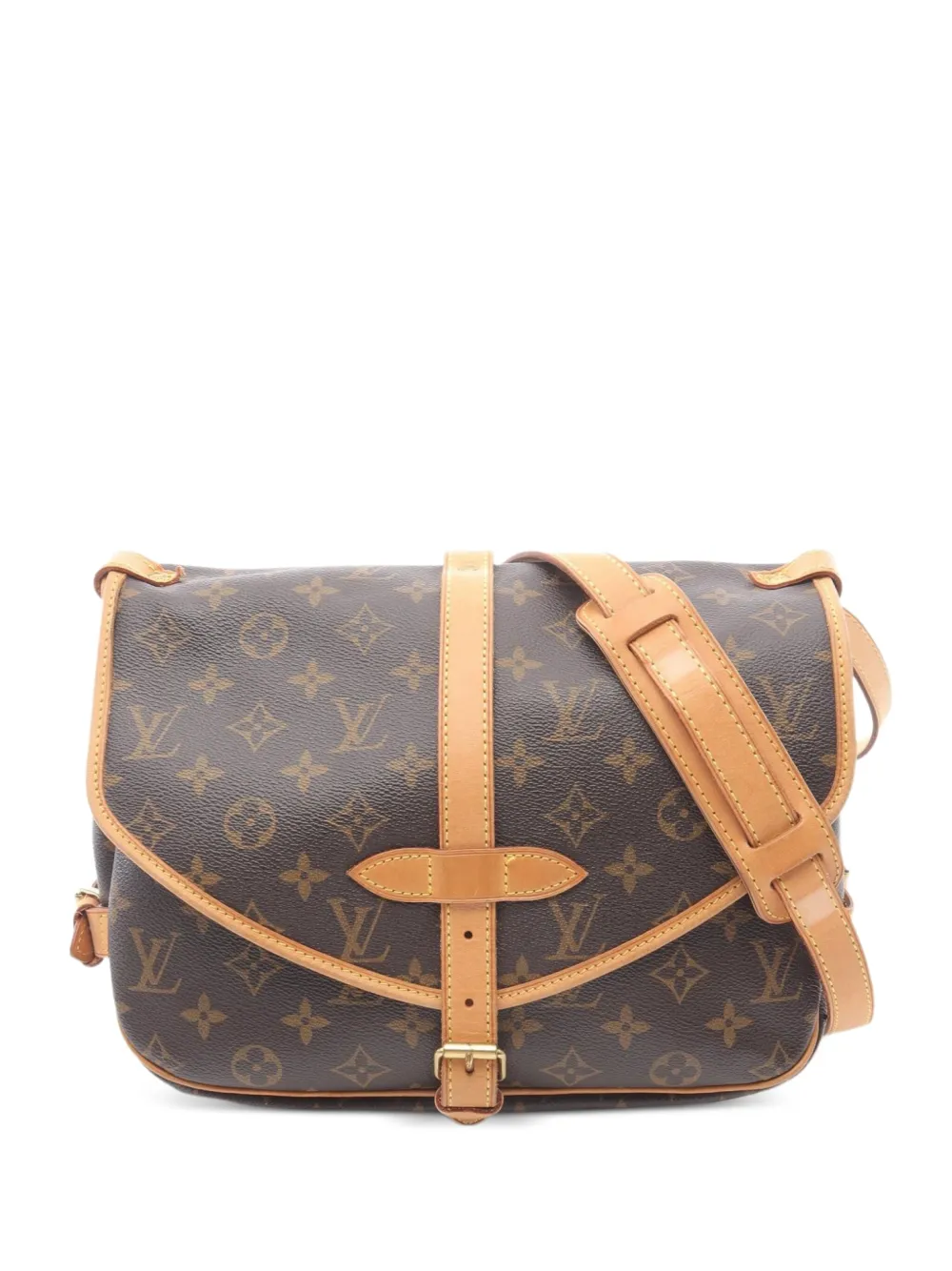 Louis Vuitton Pre-Owned 2007 Saumur 30 monogram shoulder bag | Brown | Image 1