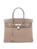 Hermès Pre-Owned 2024 birkin 30 Etoupe tote bag - Brown