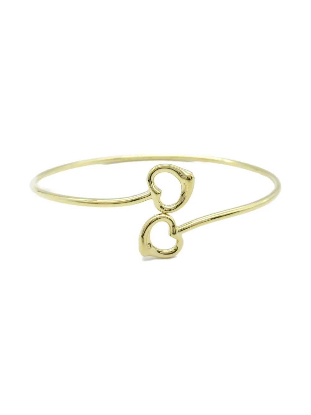 Tiffany & Co. Pre-Owned 2010s 18K yellow gold Open Heart bracelet | Gold | Image 1