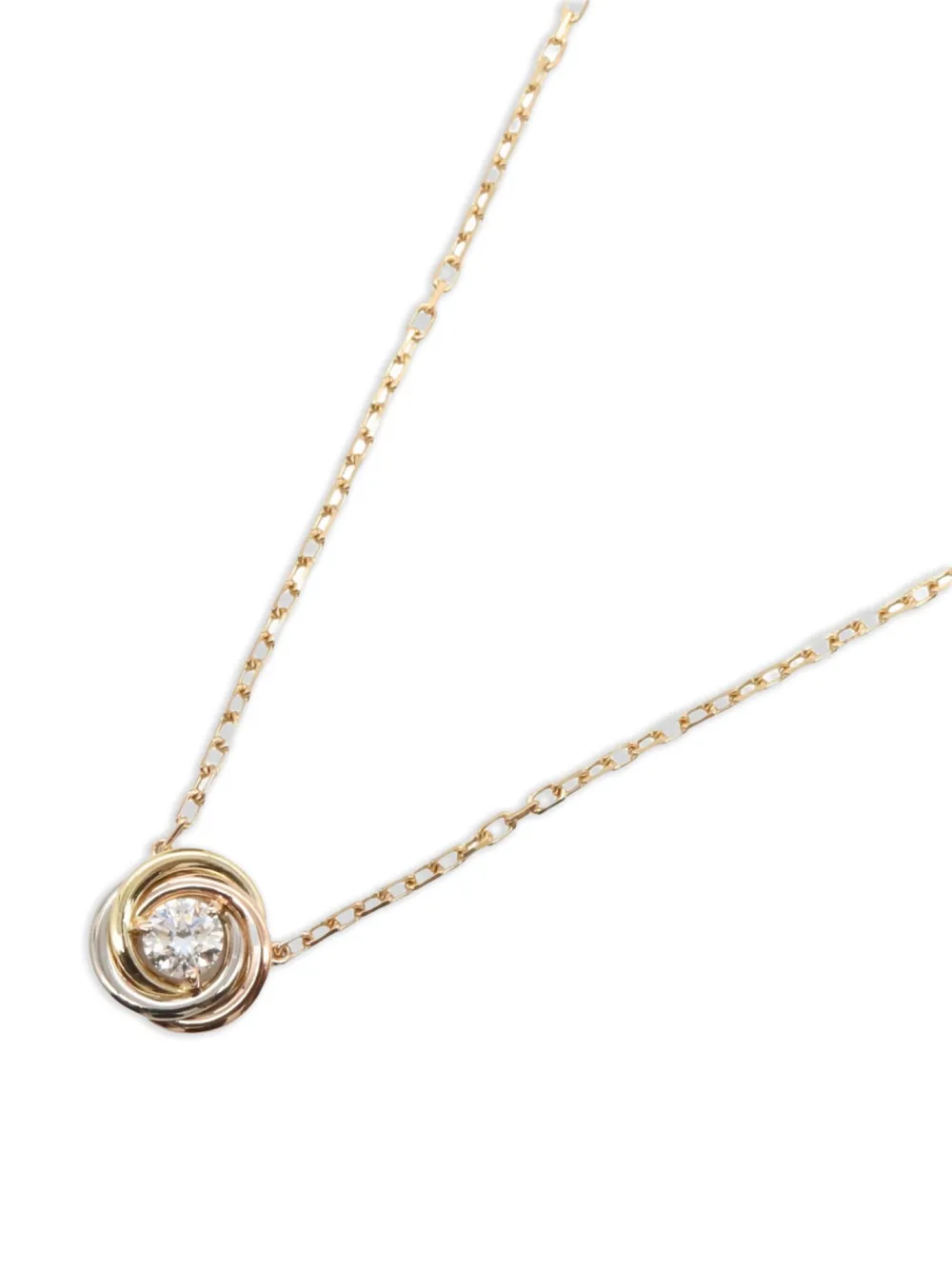 Cartier 2010s 18K gold Trinity diamond necklace | Image 2