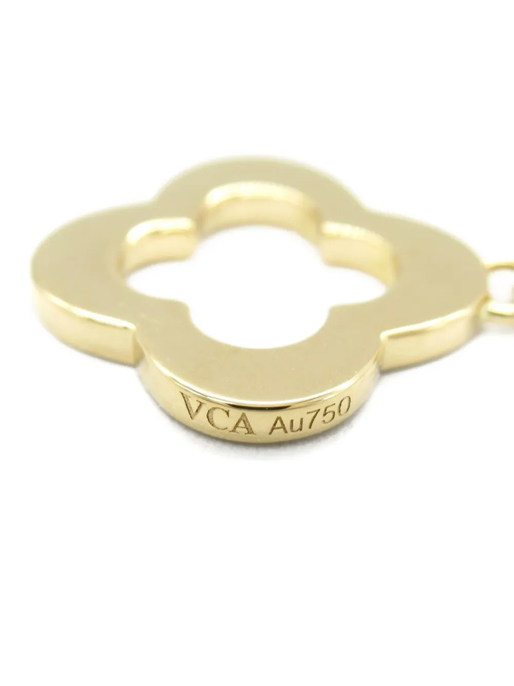 Pre-owned Van Cleef & Arpels 10s 18k Yellow Gold Alhambra Bracelet
