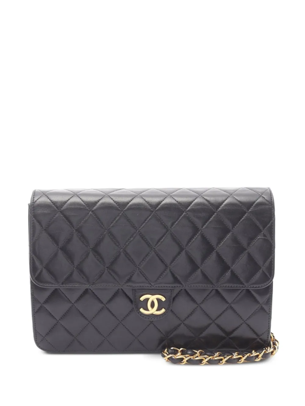 CHANEL Pre-Owned 2000-2002 マトラッセ チェーン ショルダーバッグ | ブラック | Image 1