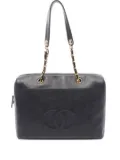 CHANEL Pre-Owned 1997-1999 caviar-leather shoulder bag - Black