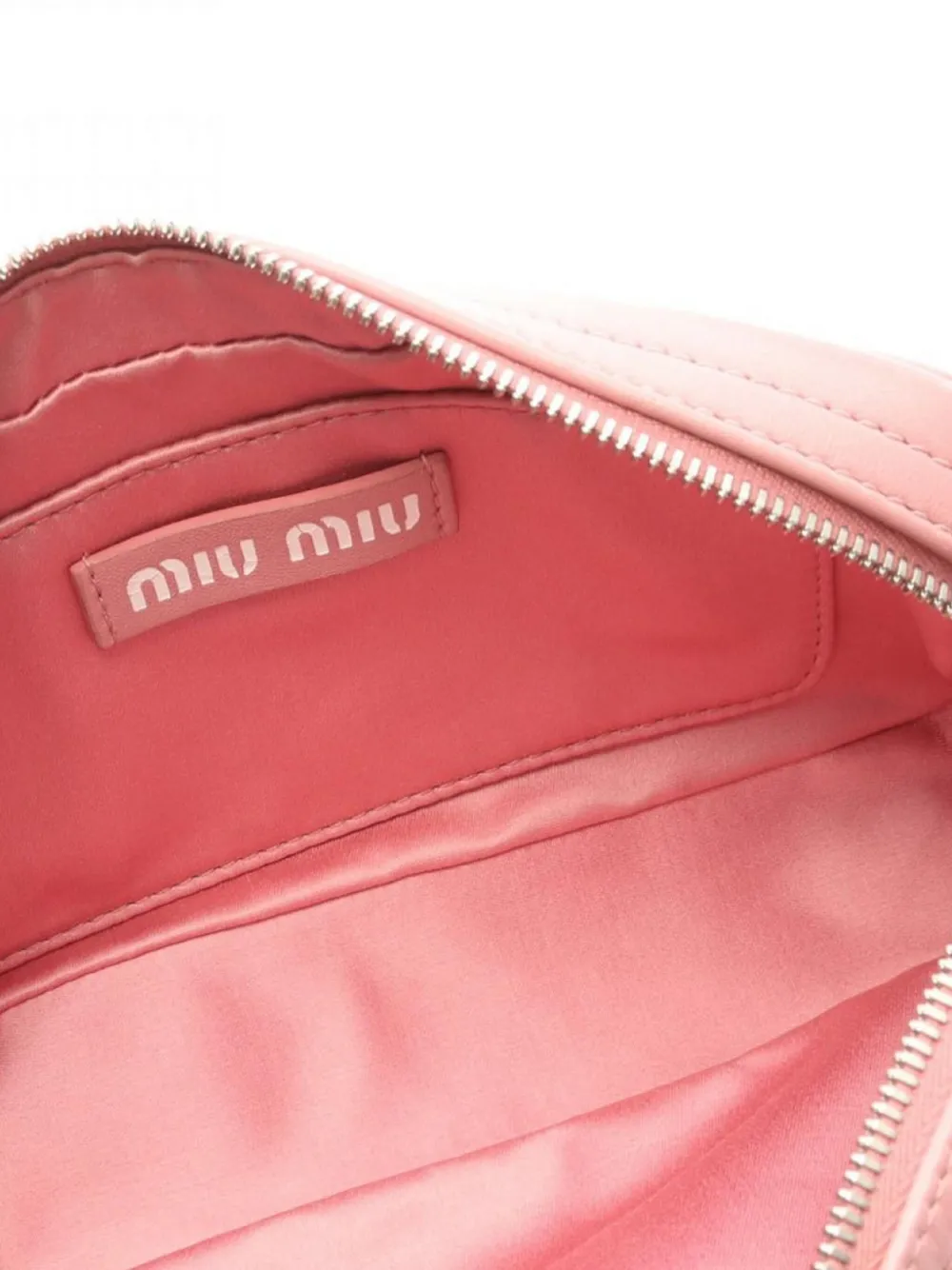 Pre-owned Miu Miu 2010s Crystal-embellished Shoulder Bag In Pink