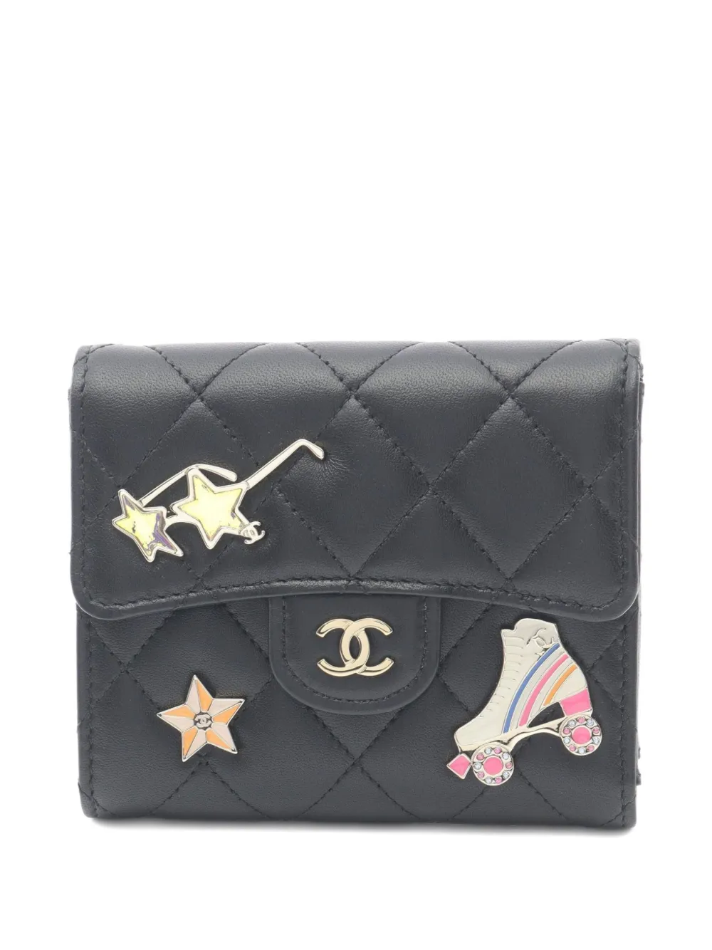 CHANEL Pre-Owned 2021 クラシック財布S - ブラック CHANEL Pre-Owned 2021 クラシック財布S - ブラック