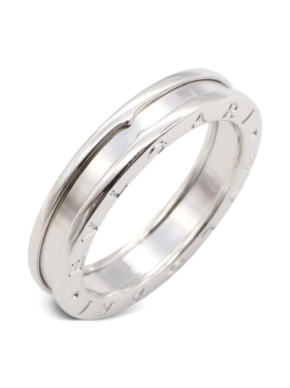 Bvlgari Pre-Owned 2010s 18K white golf B-zero1 ring | Women | Image 2
