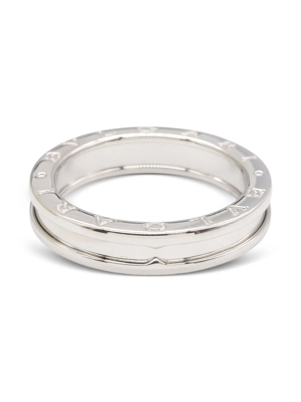 Bvlgari Pre-Owned 2010s 18K white golf B-zero1 ring | Silver | Image 1