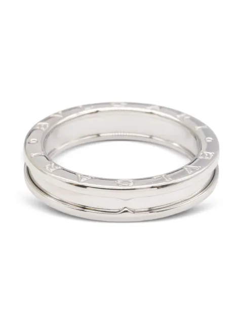 Bvlgari Pre-Owned 2010s 18K white golf B-zero1 ring