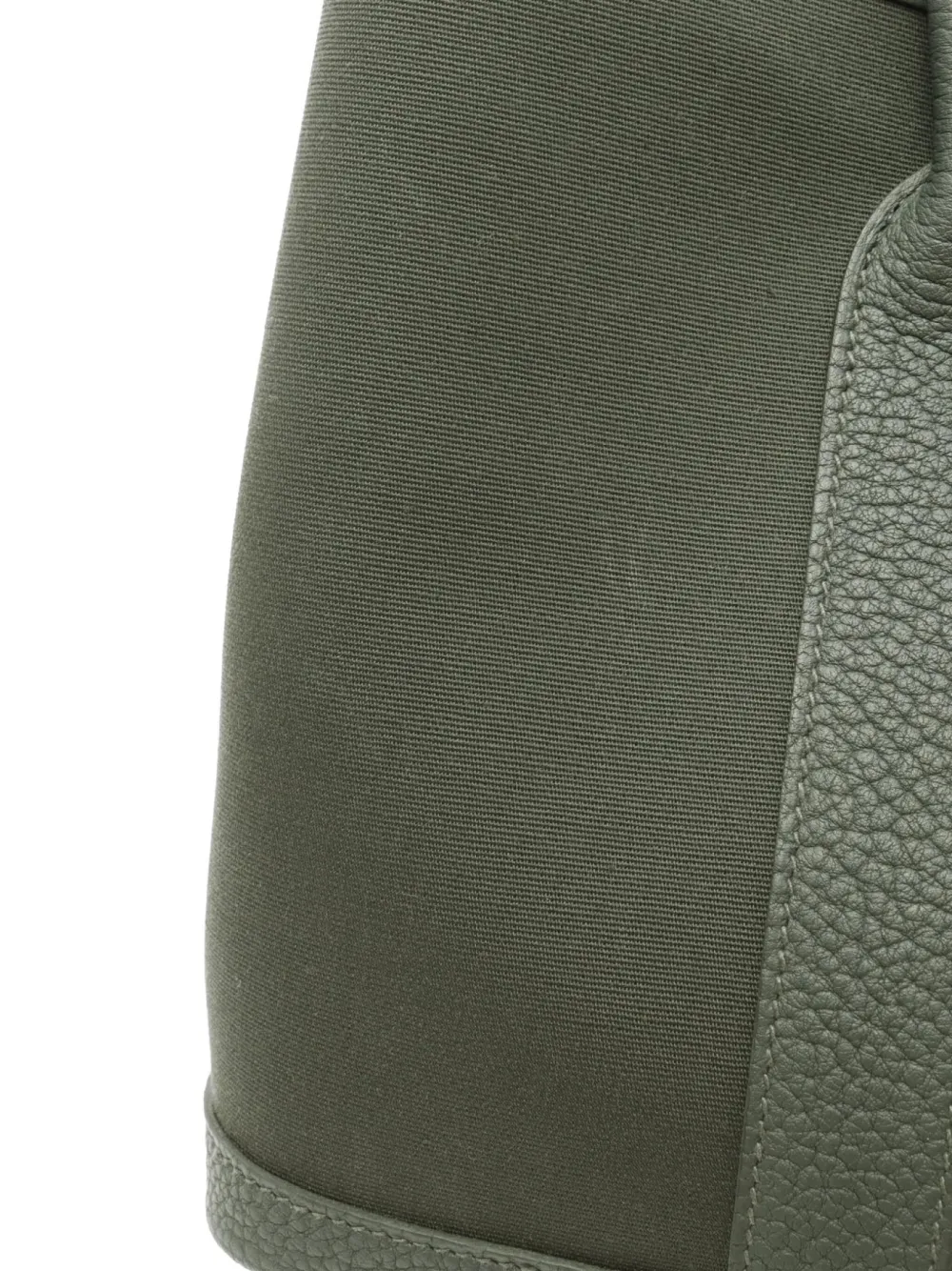 Pre-owned Hermes 2025 Garden Party Pm Handbag In Green