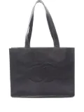 CHANEL Pre-Owned 1997-1999 leather tote bag - Black