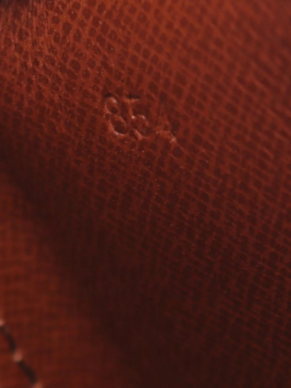 Pre-owned Louis Vuitton 1985 Cartesier Gm Monogram Shoulder Bag In Brown