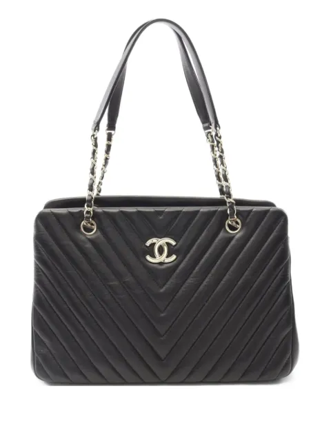 CHANEL Pre-Owned 2014-2015 Chevron shoulder bag