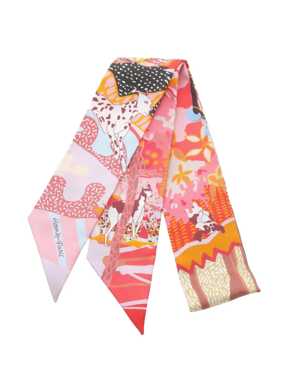 Hermès Pre-Owned 2020s En Liberte! scarf - ピンク Hermès Pre-Owned 2020s En Liberte! scarf - ピンク