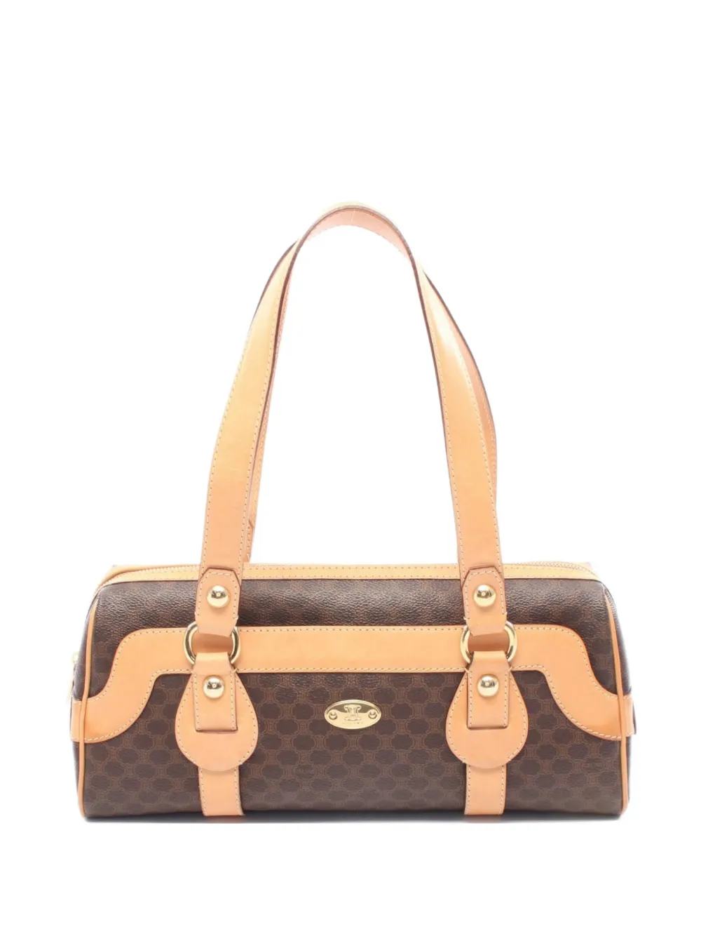 Celine Pre-Owned 2000s Macadam top-handles shoulder bag | Brown | Image 1