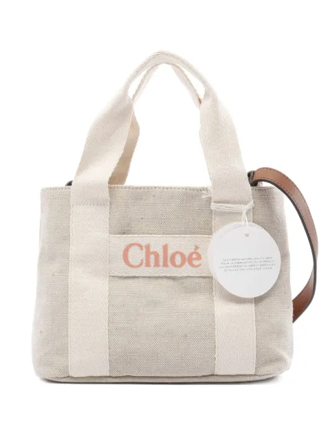 Chloé Pre-Owned 2020s logo-print tote bag